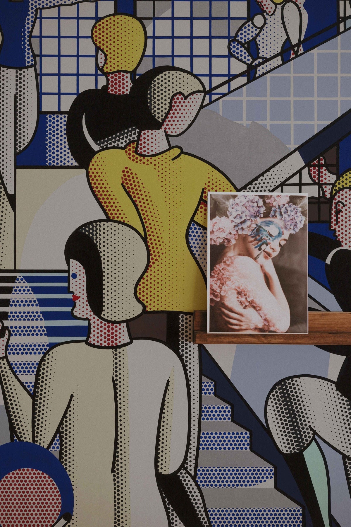 Bauhaus Stairway Mural | Wonderwallsboutique