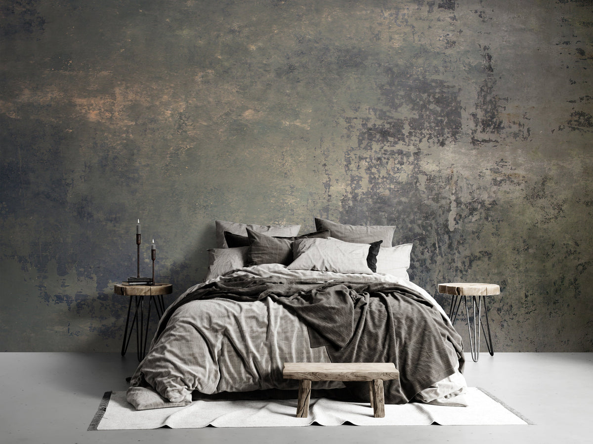 Concrete look wallpaper Peel and Stick | Wonderwallsboutique