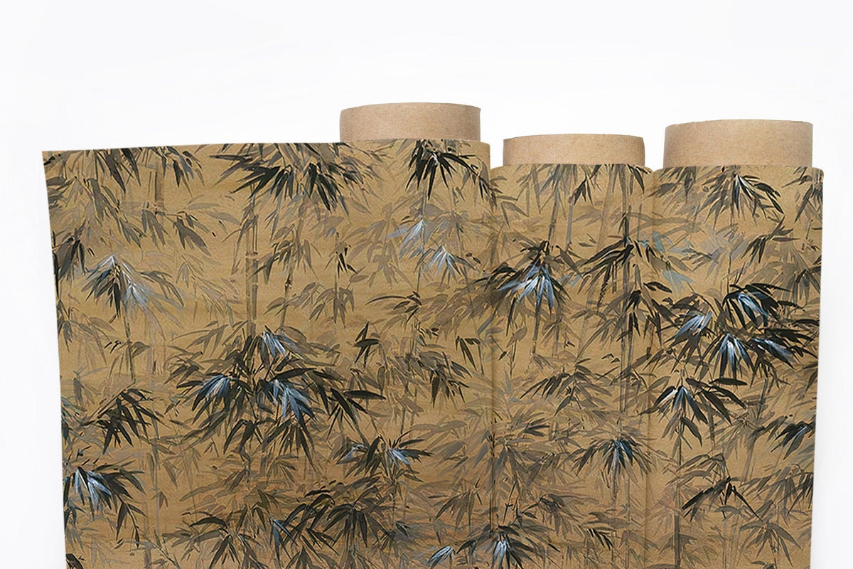 Crane Bird And Monstera Leaves Wallpaper Peel and Stick | Wonderwallsboutique