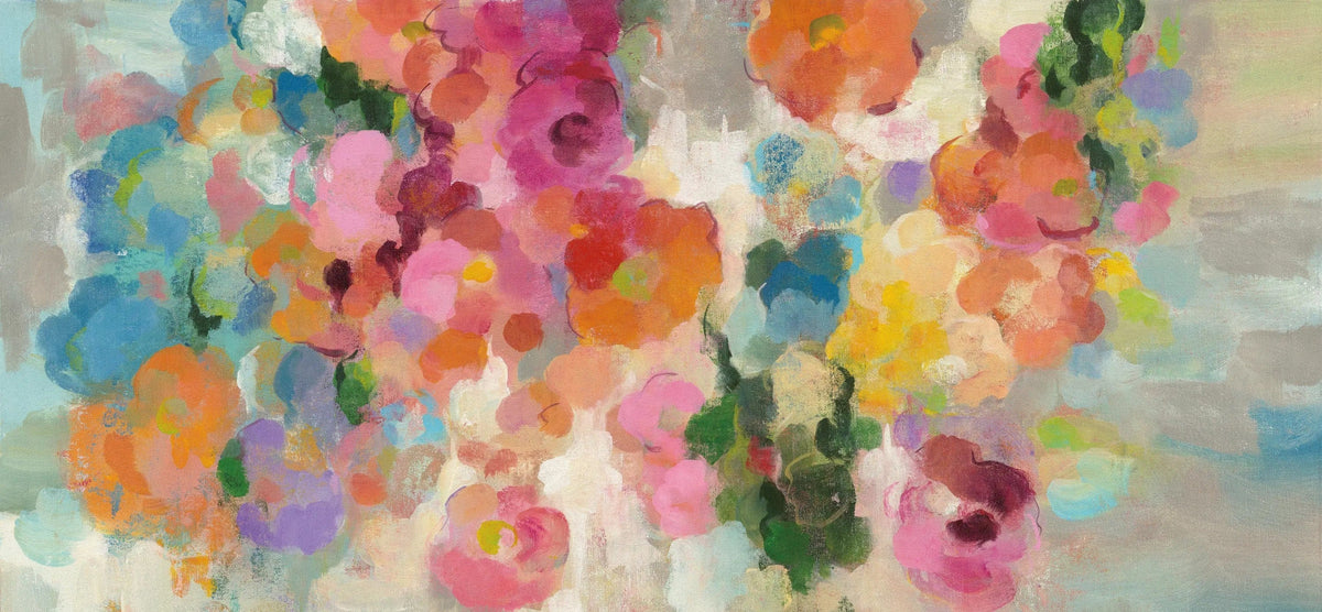Colorful Garden Mural | Wonderwallsboutique