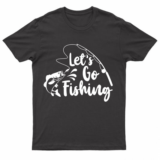 Mens Premium 200gsm Cotton Fishing Logos T-shirt