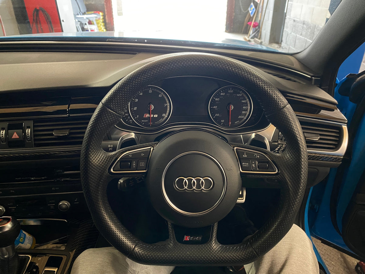 Audi A6 / S6 / RS6 C7 Carbon Fibre Custom Steering Wheel (2013 - 2018 Models)