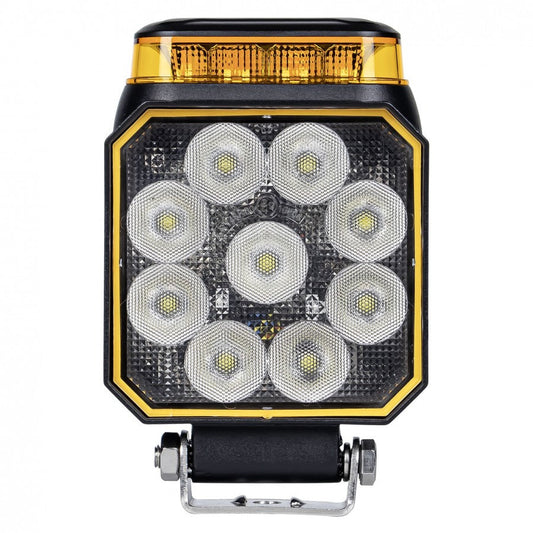 Truck LED L2500 LED Reversing Light with Amber Strobe – ECE R65/R148, 12/24V, IP67