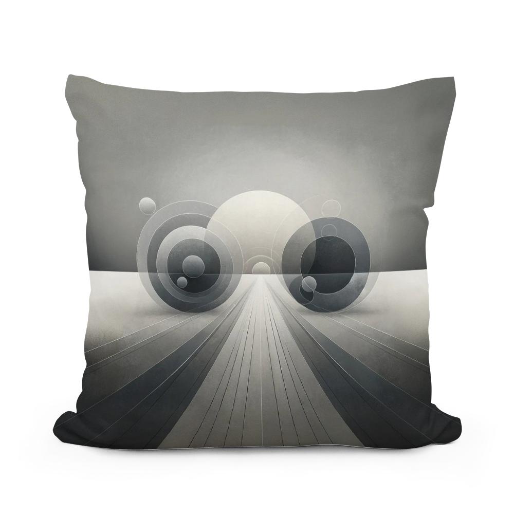 Grey Harmony Cotton Cushion
