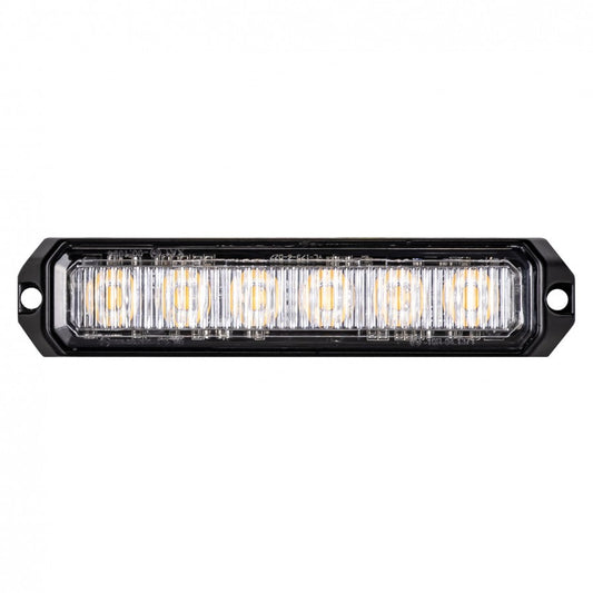 Truck LED Ultra Bright 6 LED Micro R65 Strobe Grille Lamp