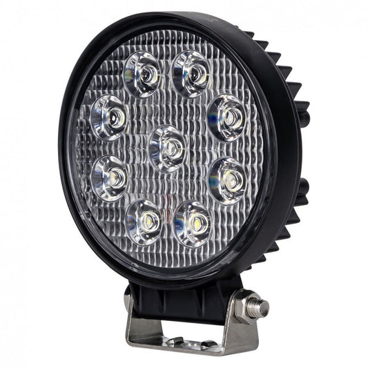 Lightbar UK 27W Round LED Utility Worklight Lamp