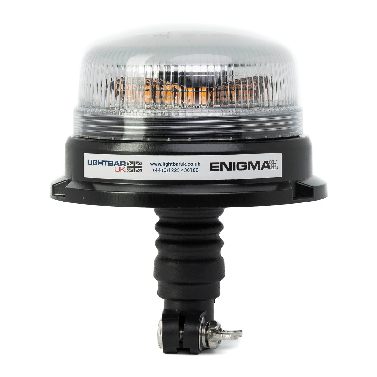 Enigma™ ECE R65 & CAP168 Low Profile LED Flashing Beacon – Flexi DIN Mount, 12/24V