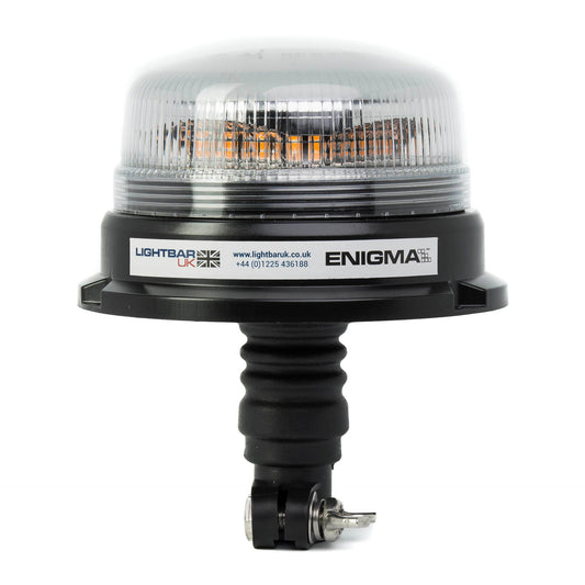 Enigma™ ECE R65 & CAP168 Low Profile LED Flashing Beacon – Flexi DIN Mount, 12/24V