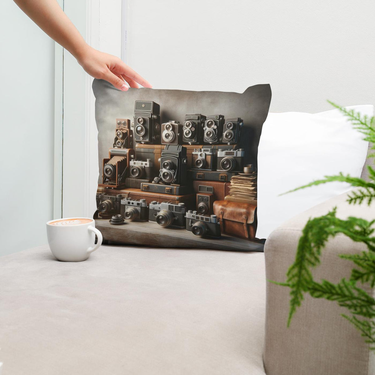 Timeless Capture Cotton Cushion