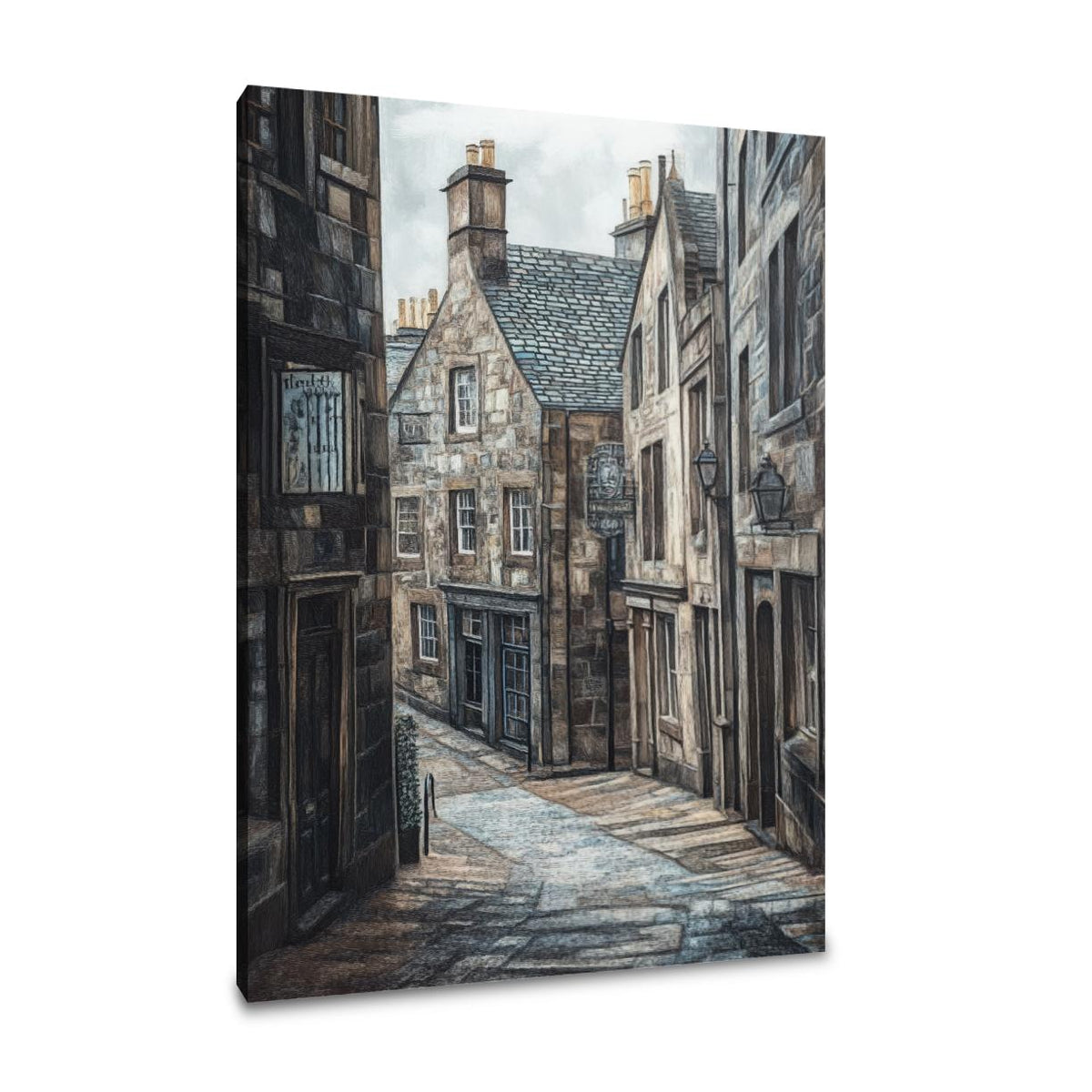 Royal Mile Impressionist Canvas