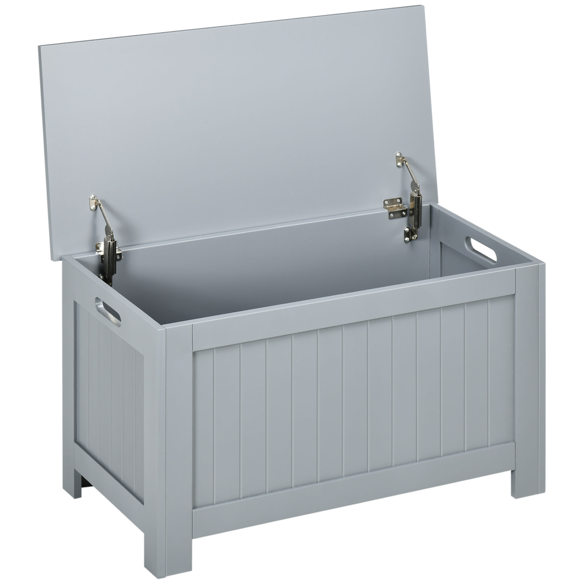 Large Storage Box Toy Chest Cabinet Unit Organizer with Lid & Safety Hinges