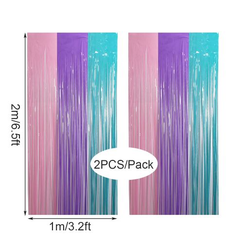 Macaron Backdrop Curtain - Vibrant Decoration for Events - PET Material