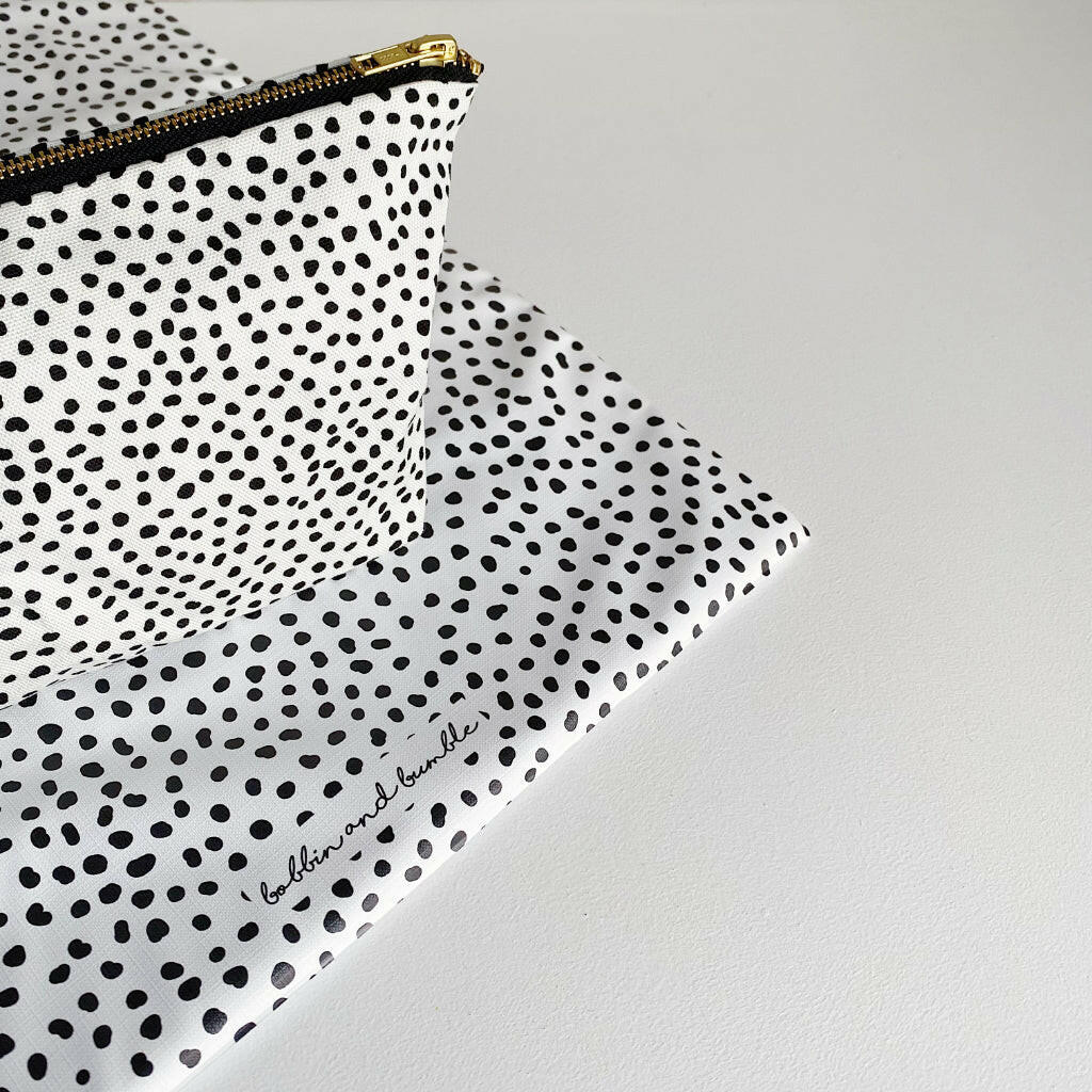 Nappy organiser bag - Dalmatian Print