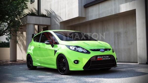 Maxton Design - Aftermarket  FRONT BUMPER FORD FIESTA MK7 (FOCUS RS LOOK)