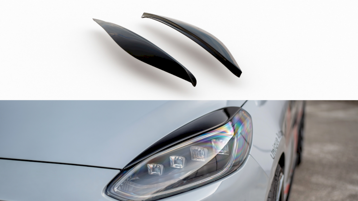 Maxton Design - Aftermarket  EYEBROWS FORD FIESTA MK8 ST / ST-LINE / STANDARD (2017-2022)