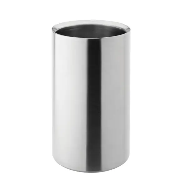 Double Walled Wine Cooler - Stainless Steel