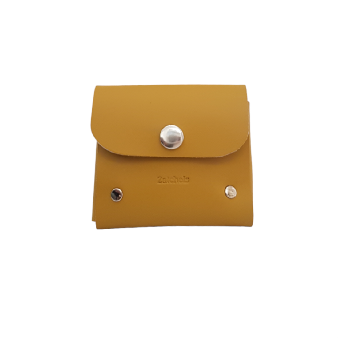 Zatchels Handmade Leather Coin Purse – Yellow Ochre