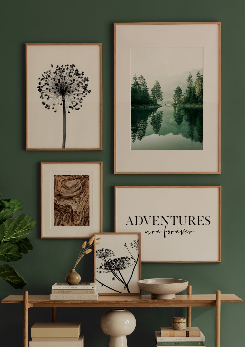 Dried Allium Flower Poster