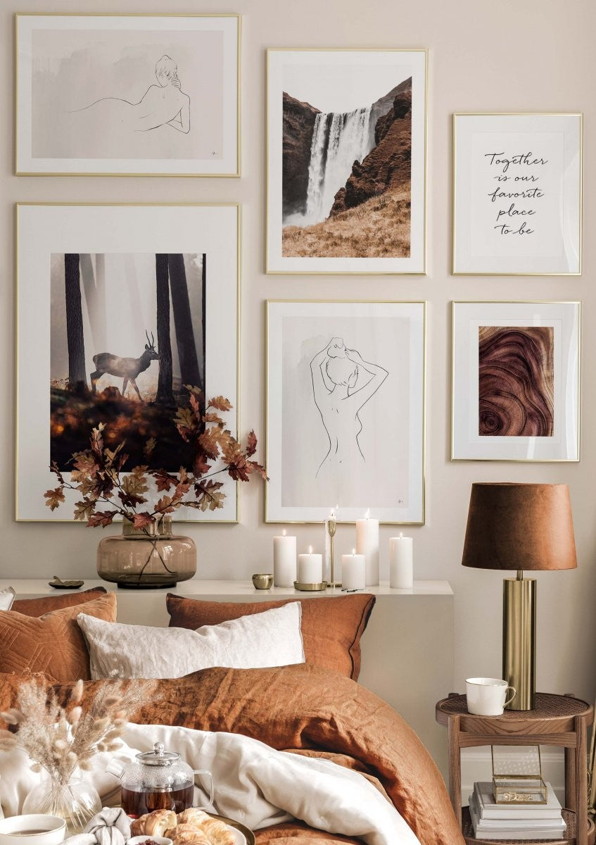 Wood pattern Poster