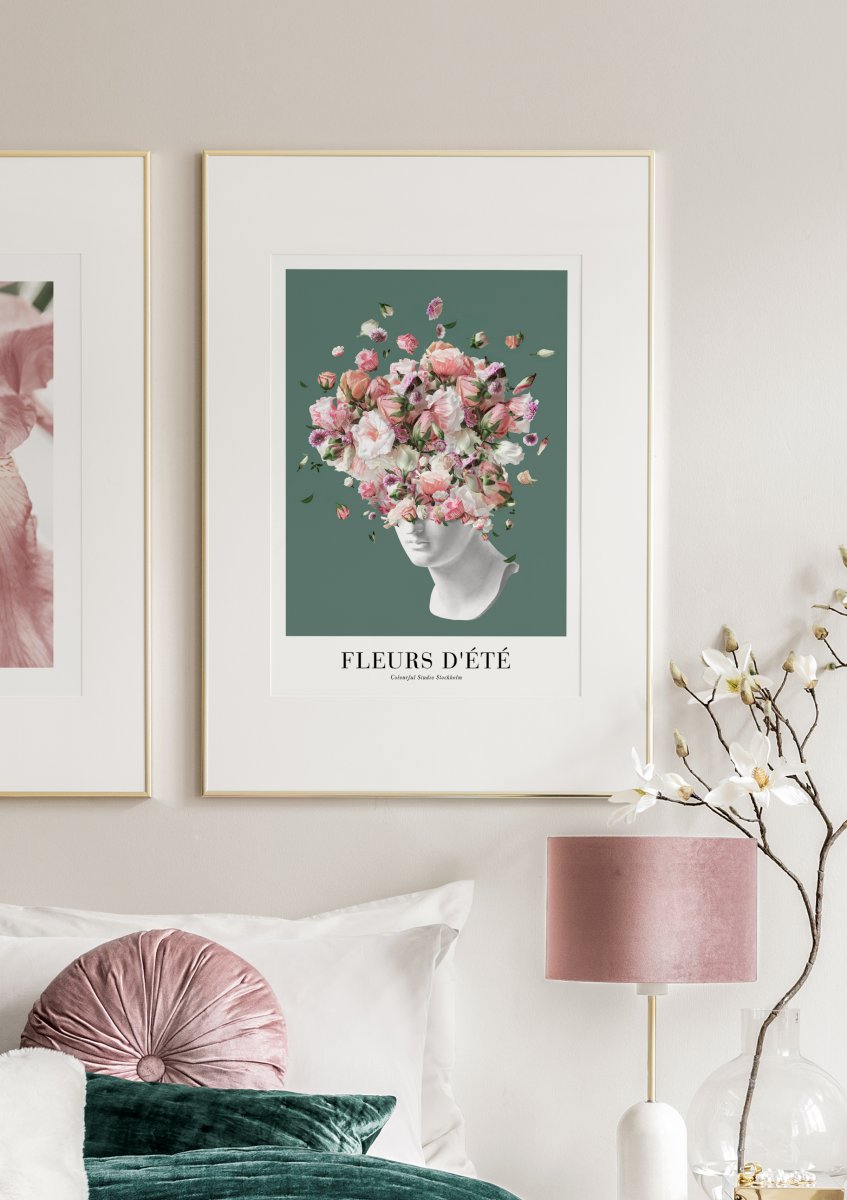 Flower Statue No2 Poster