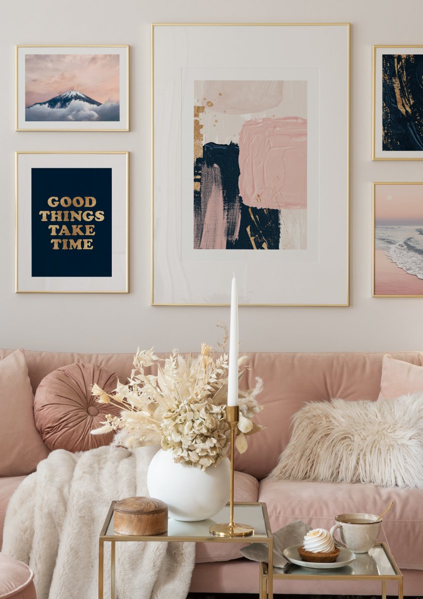 Acrylic Shapes Poster