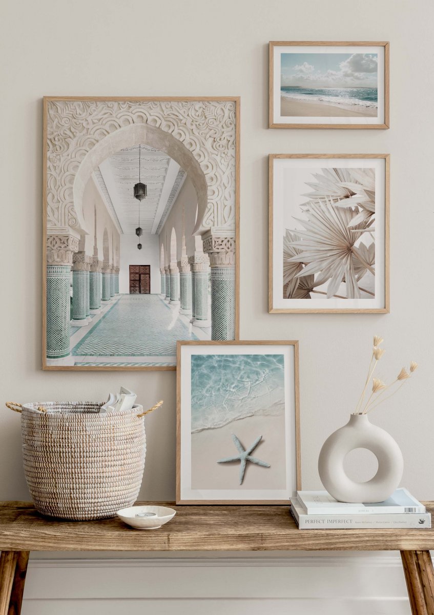 Beige Palm No1 Poster
