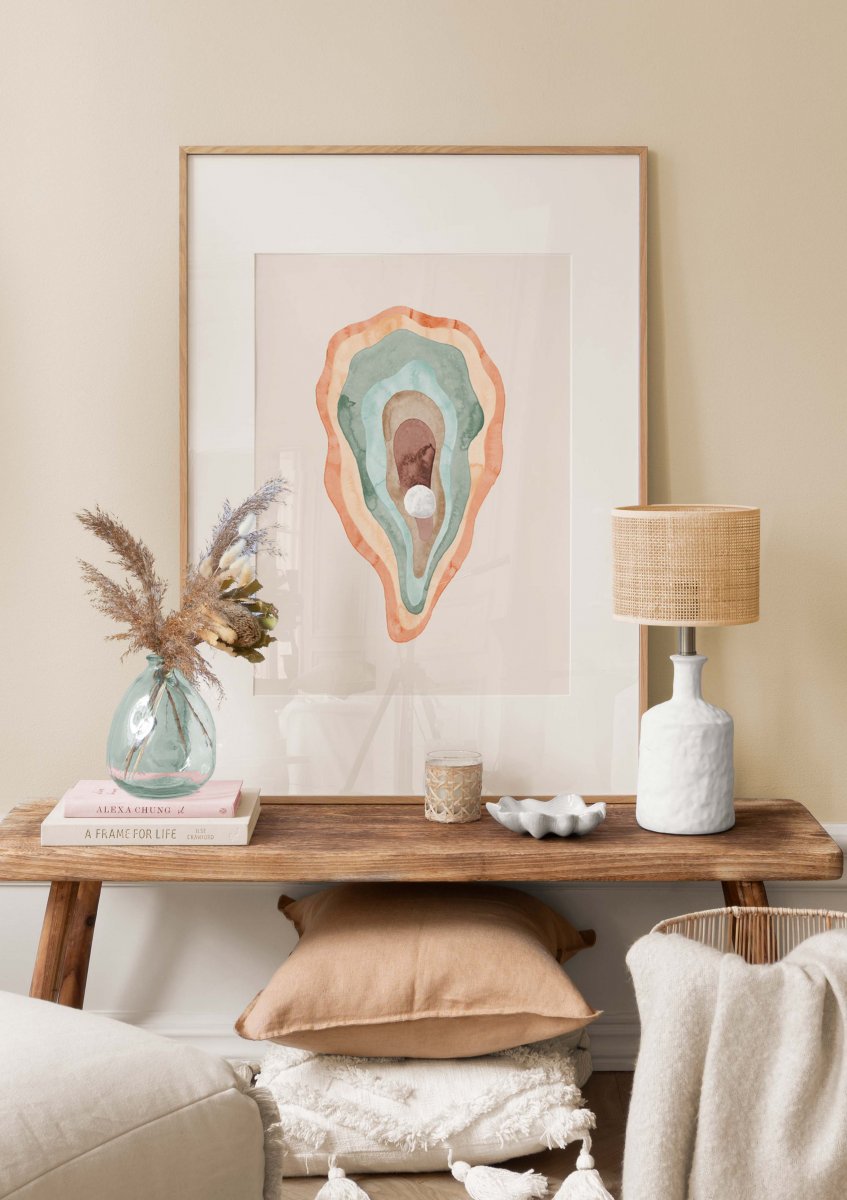 Watercolour Oyster Poster