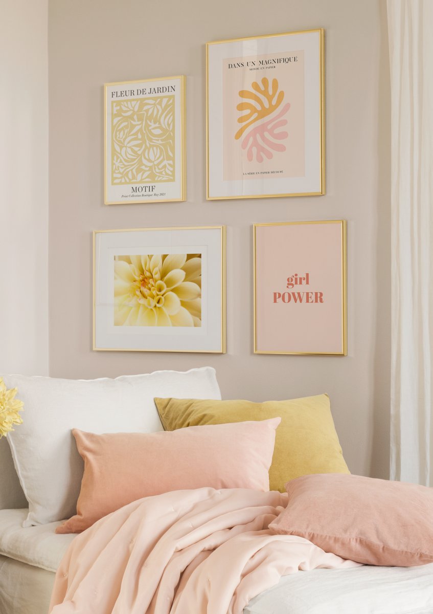 Fleur de Jardin Motif Poster