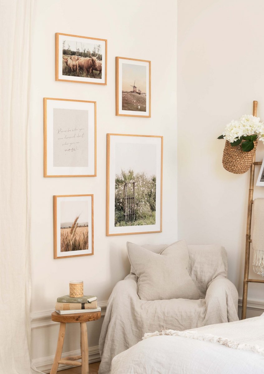 Windmills and Sheep Poster