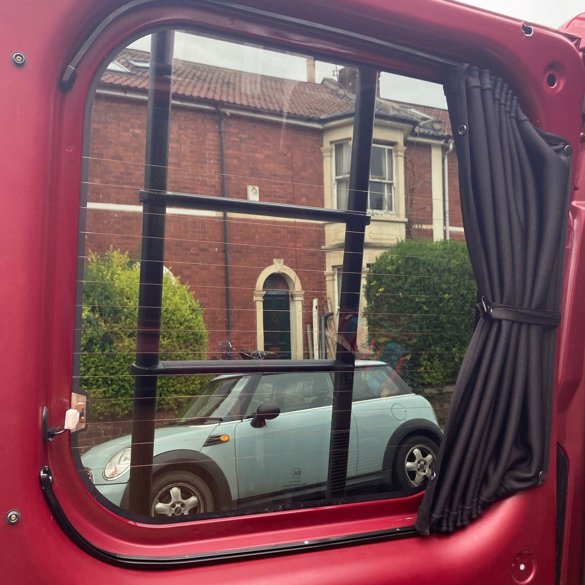 For Ford Transit MK7 Premium Barn Door Window Curtains – Blackout Campervan Curtains | Van-X