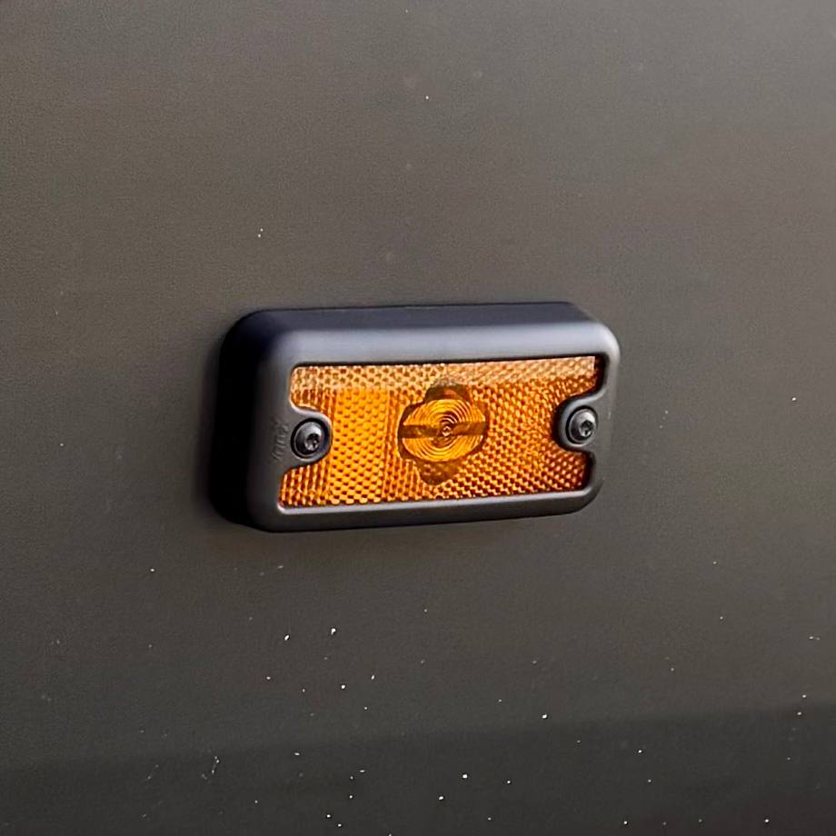 For Peugeot Boxer Side Signal Marker Light Cover Guard - Textured Black | Van-X