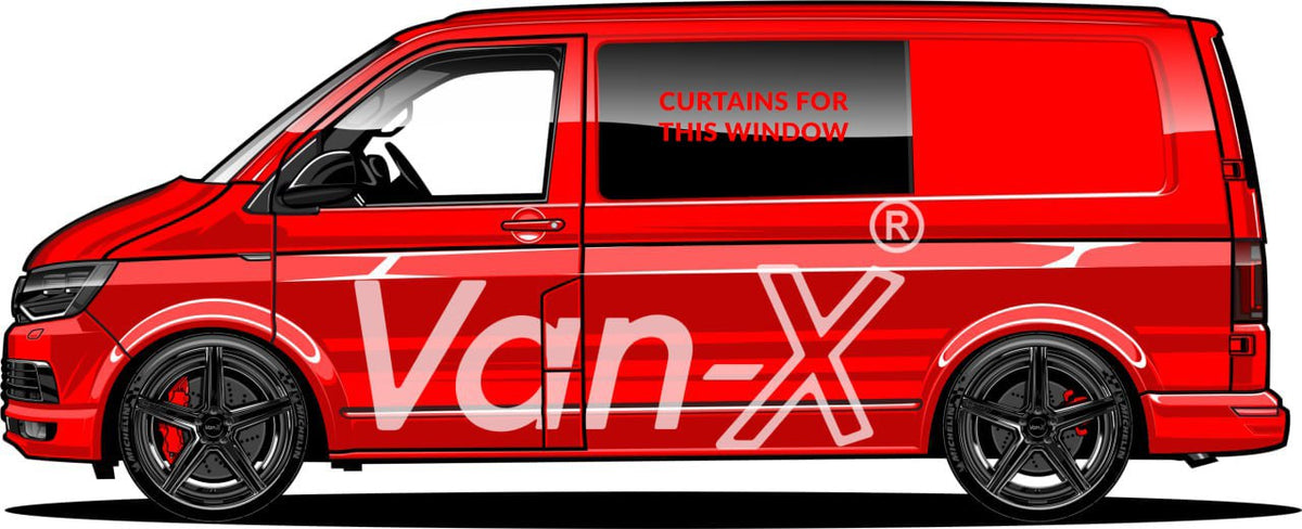 For Vauxhall New Vivaro Blackout Camper Curtains Black/Black - Create Your Own Bundle | Van-X