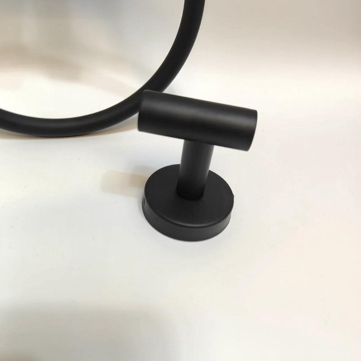 Bathroom Accessory Set Towel Ring Coat Hook 2 Piece Wall Mounted Modern Fittings