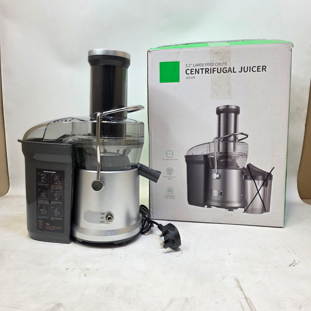 1200W Juicer 2L Whole Fruit Juice Machine Easy Clean High Yield GDOR