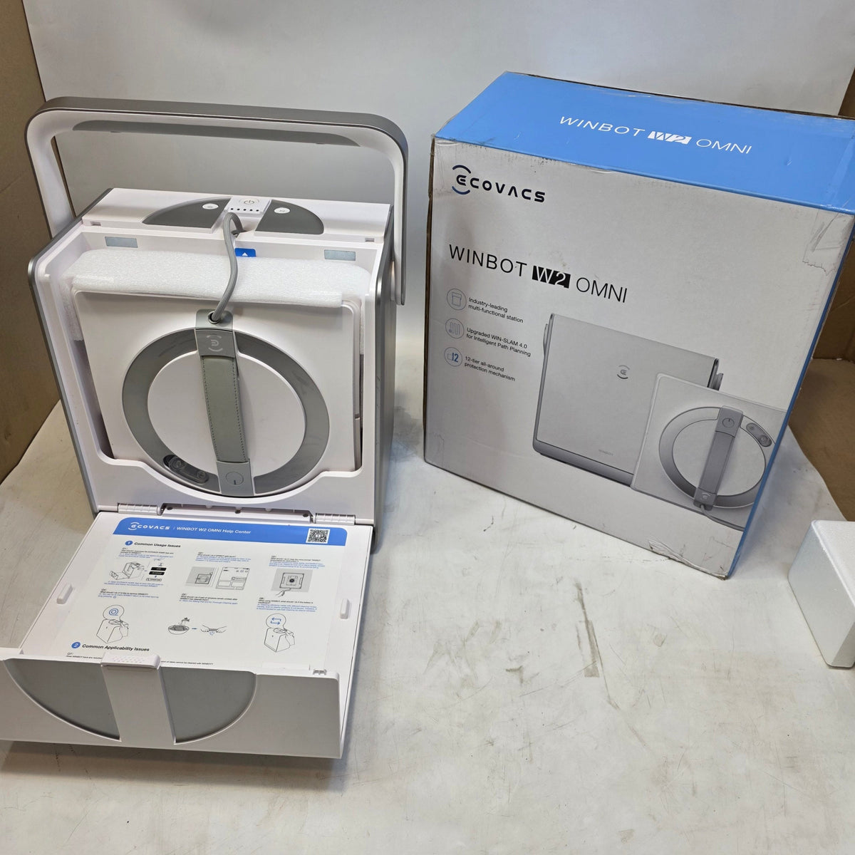 ECOVACS Window Cleaning Robot Glass Cleaner Edge Cleaning Spray System
