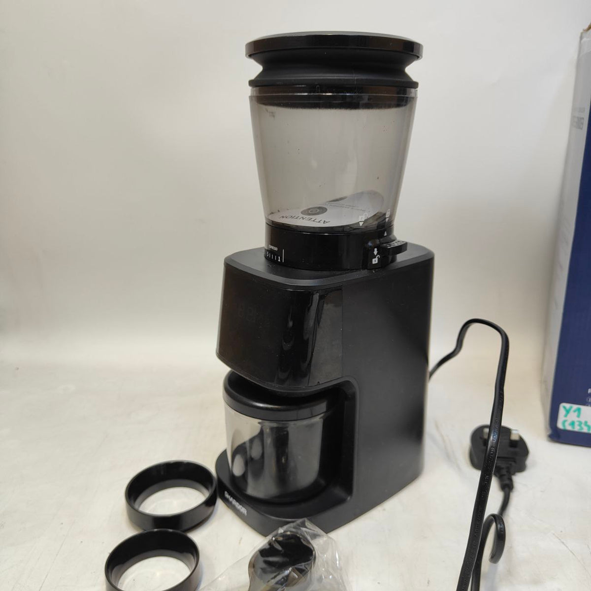 Conical Burr Coffee Grinder Digital Timer 31 Settings Electric Black SHARDOR