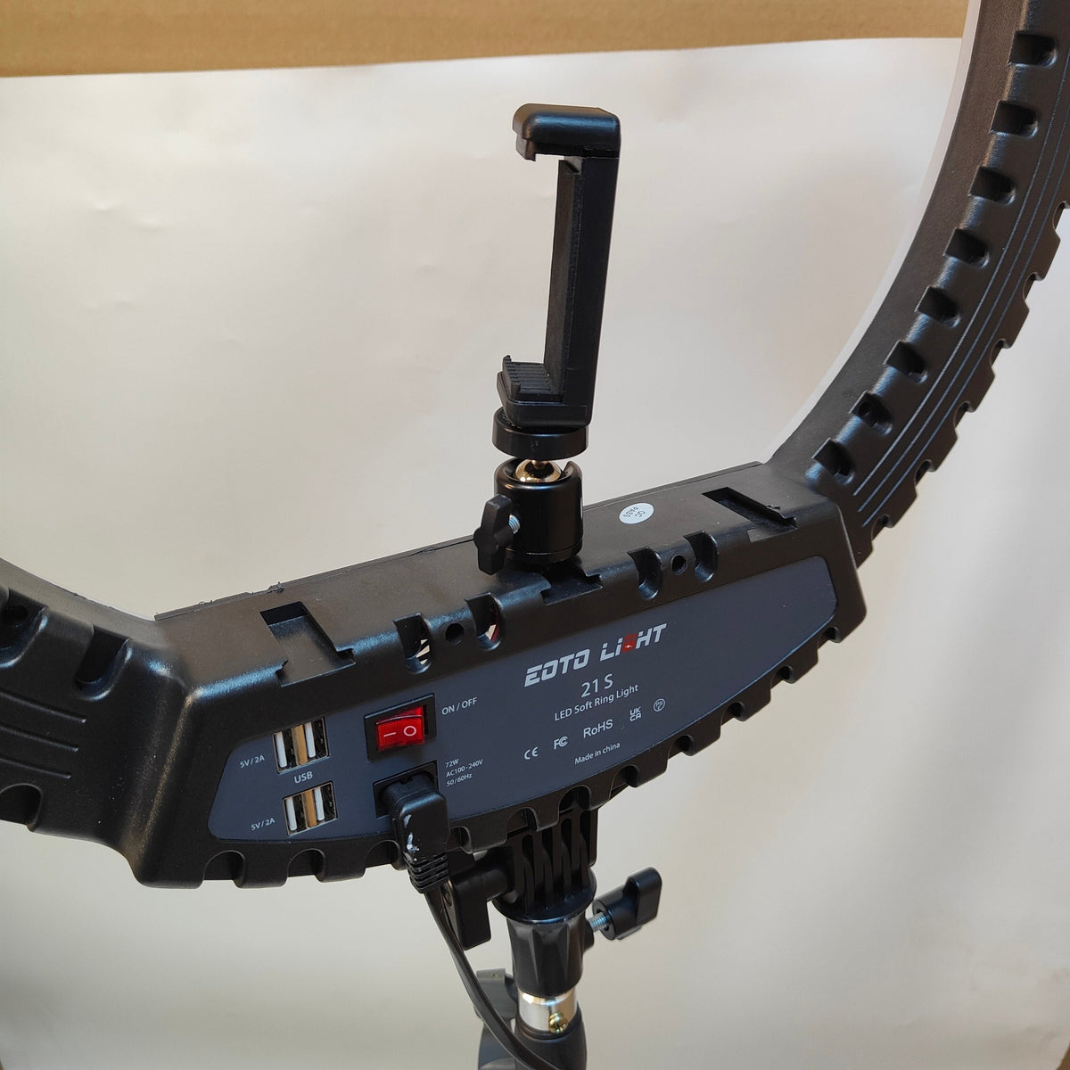 LED Ring Light 21 in with Tripod  Touch Panel for Video makeup EOTO