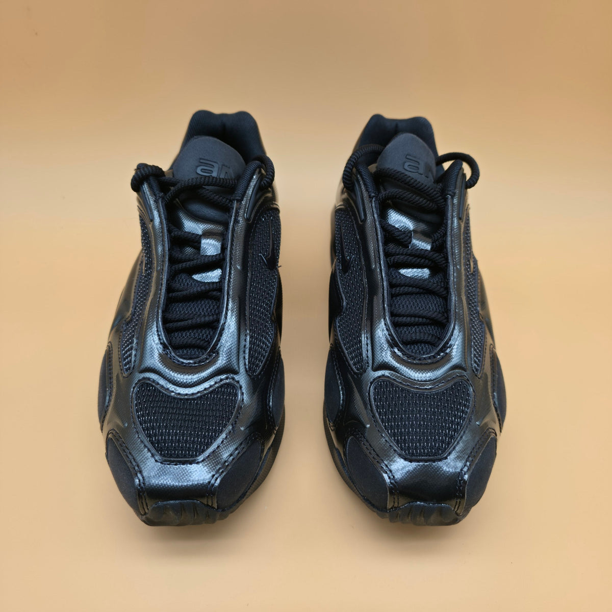 Nike Air Max Muse Womens Trainers Triple Black Metallic Silver