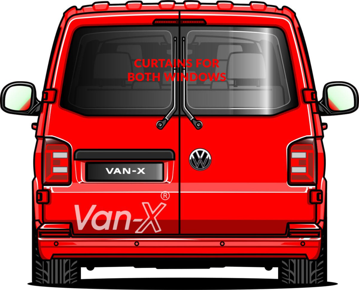 For Fiat Scudo Blackout Camper Curtains Black/Blue - Create Your Own Bundle | Van-X