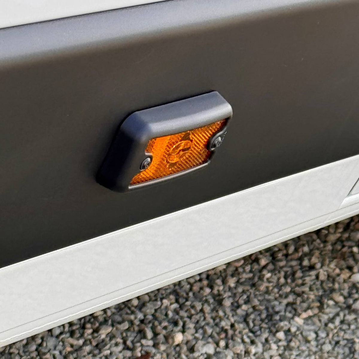 For Peugeot Boxer Side Signal Marker Light Cover Guard - Textured Black | Van-X