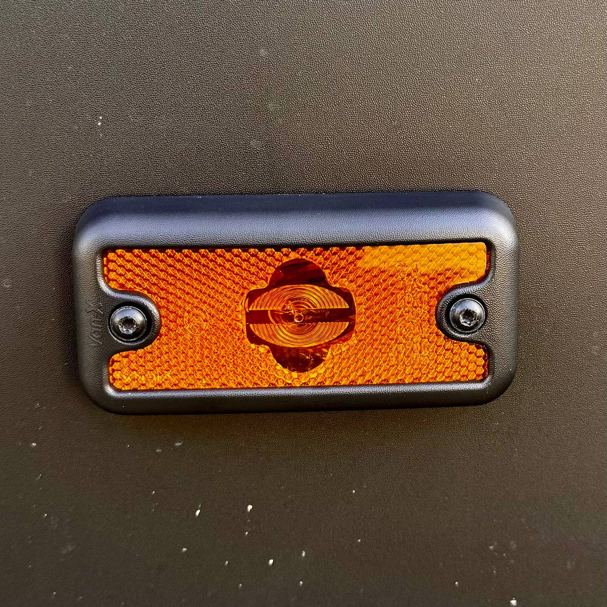For Vauxhall Movano Side Signal Marker Light Cover Guard - Textured Black | Van-X