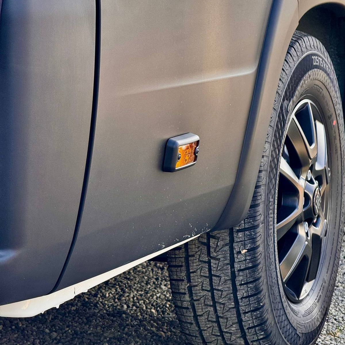 For Peugeot Boxer Side Signal Marker Light Cover Guard - Textured Black | Van-X
