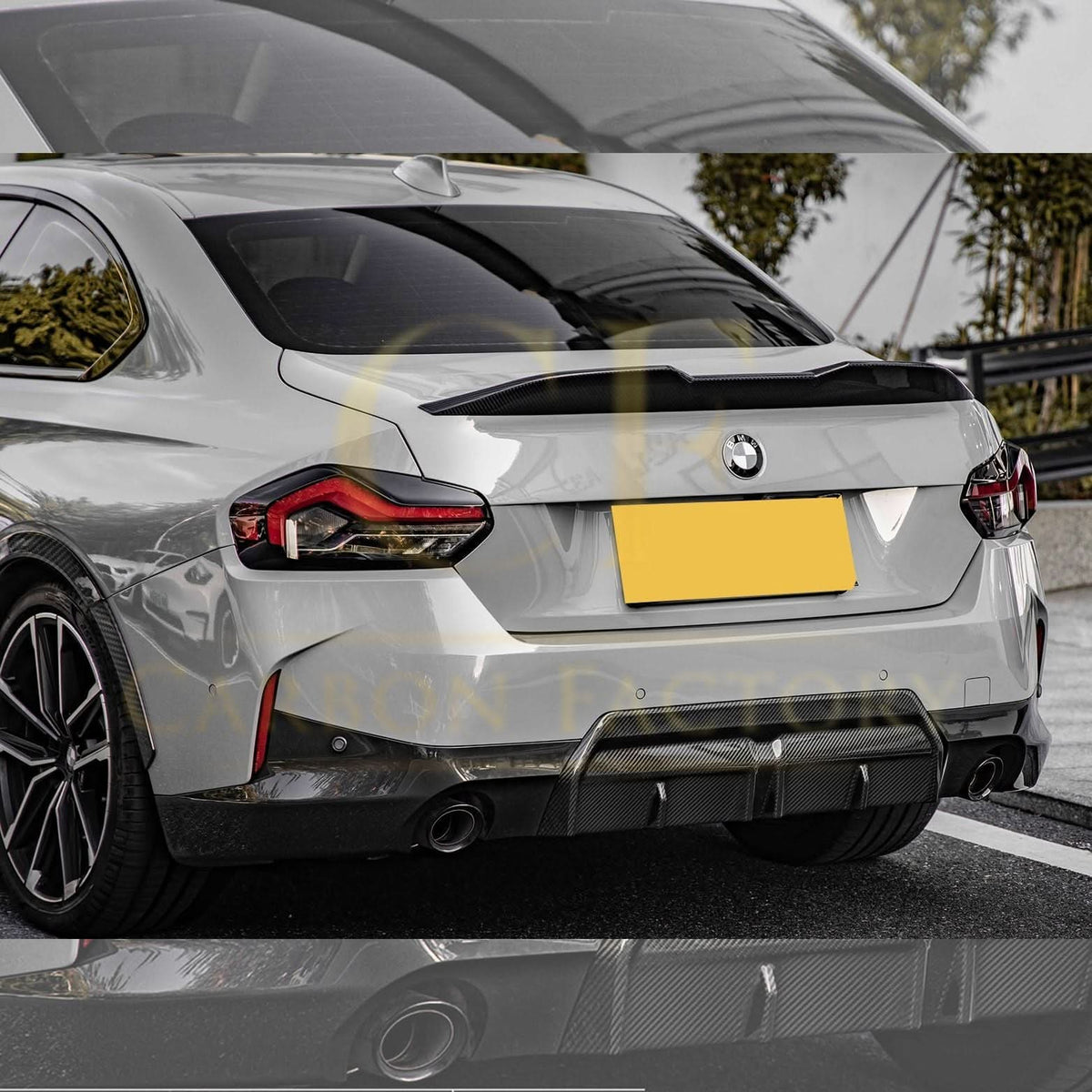 MP Style Pre-Preg Carbon Fibre Rear Diffuser for BMW 2 Series G42 Coupe 21-Present