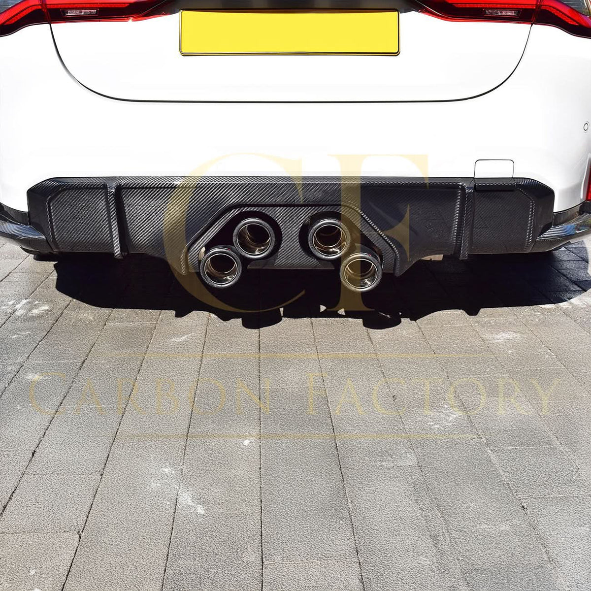 Pre-Preg Carbon Fibre Exhaust Trim for BMW G80 M3 G82 G83 M4 21-Present