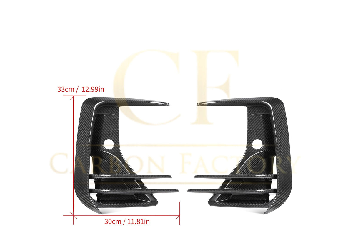 SQ Style Pre-Preg Carbon Fibre Front Induction Trims for BMW G01 X3 G02 X4 G08 IX3 LCI 22-25