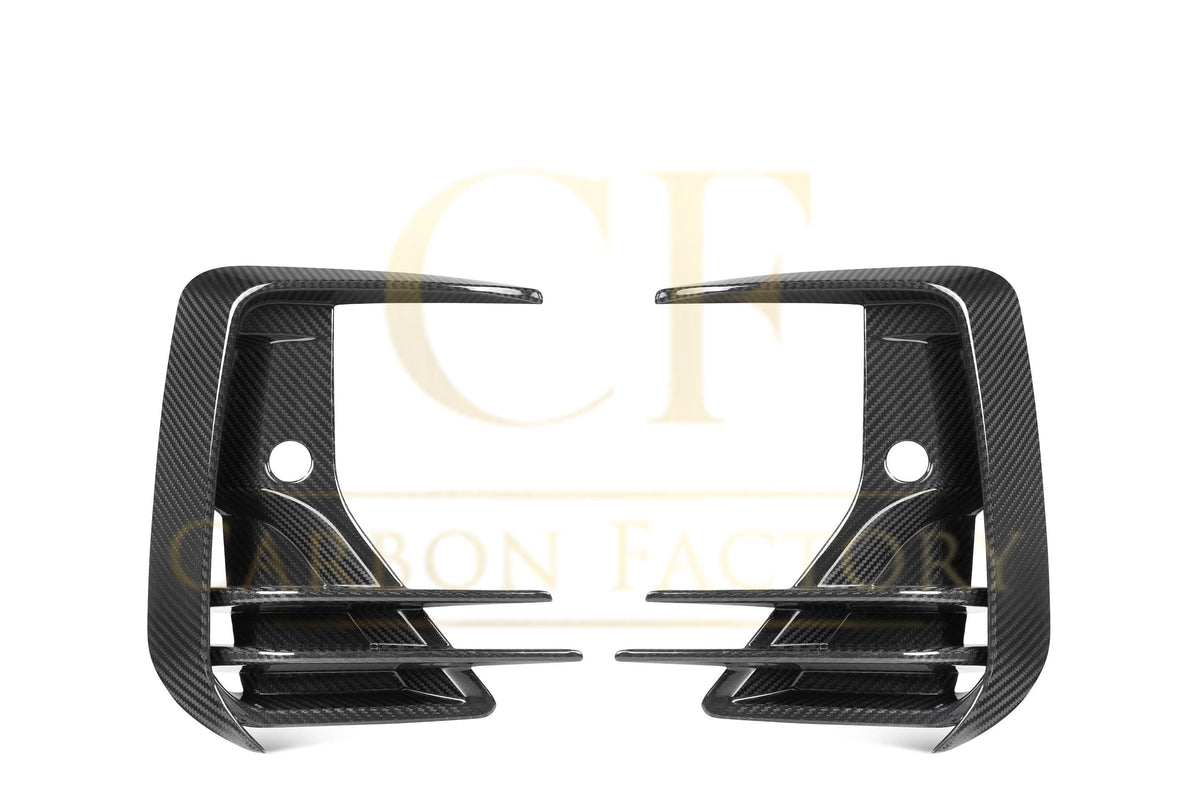 SQ Style Pre-Preg Carbon Fibre Front Induction Trims for BMW G01 X3 G02 X4 G08 IX3 LCI 22-25