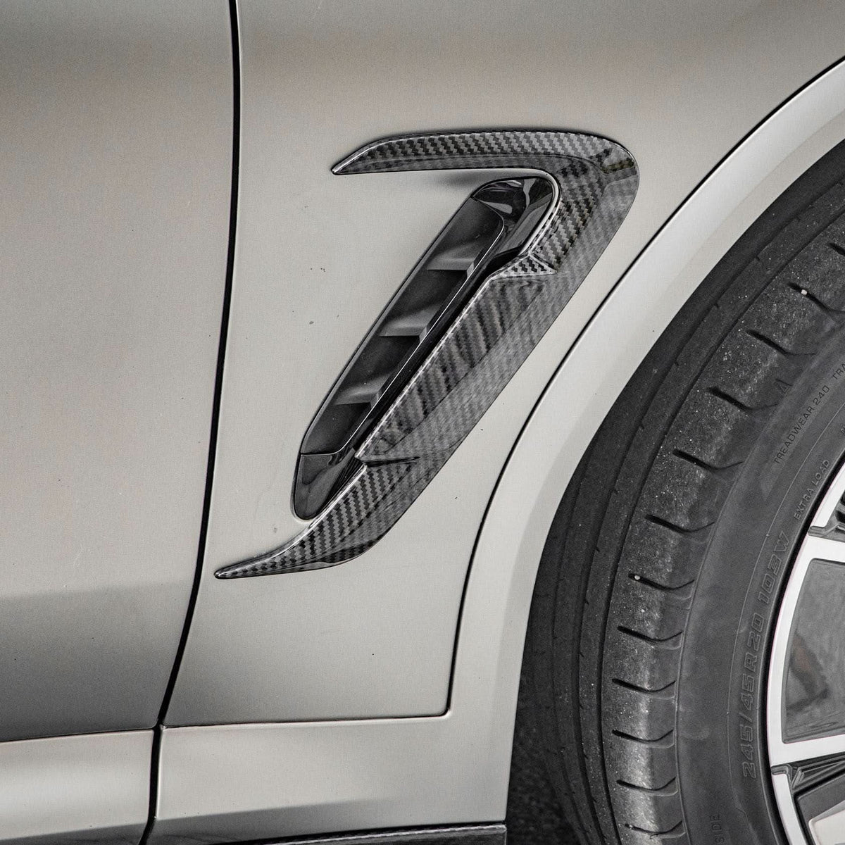 SQ Style Pre-Preg Carbon Fibre Side Fender Trims for BMW G01 X3 G02 X4 G08 IX3 LCI 22-25