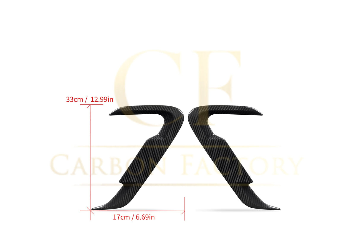 SQ Style Pre-Preg Carbon Fibre Side Fender Trims for BMW G01 X3 G02 X4 G08 IX3 LCI 22-25