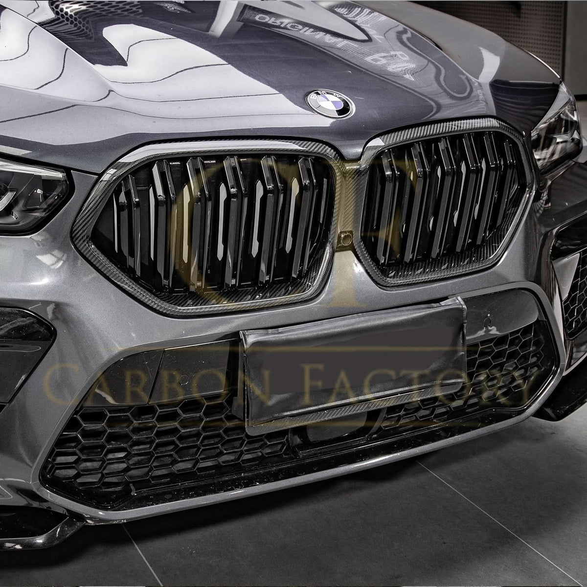 Pre-preg Carbon Fibre Front Grille for BMW G06 X6 F96 X6M 19-22