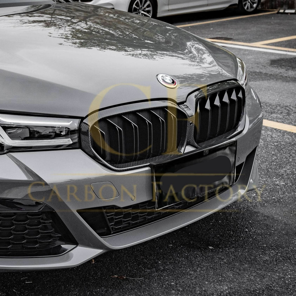 Pre-Preg Carbon Fibre Front Grille for BMW G30 5 Series inc F90 M5 LCI 21-23